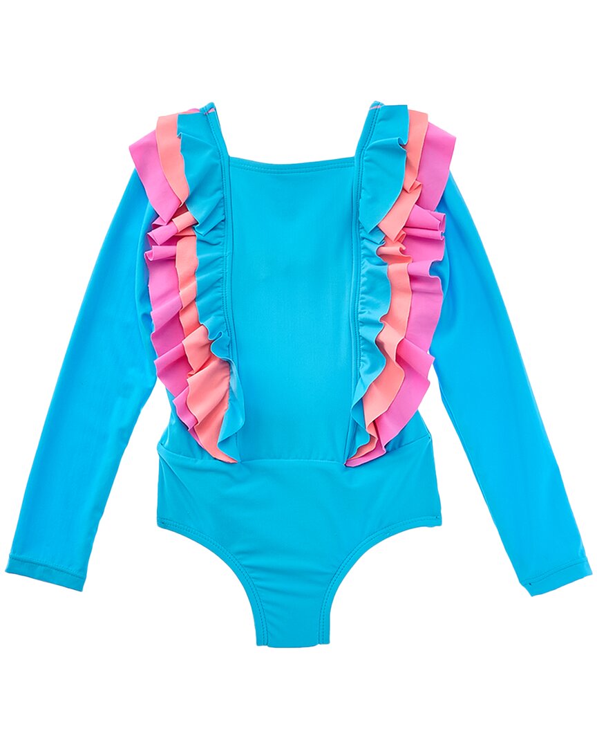 

Пляжный Линго Рюшевый Комплект от Солнца Beach Lingo, синий