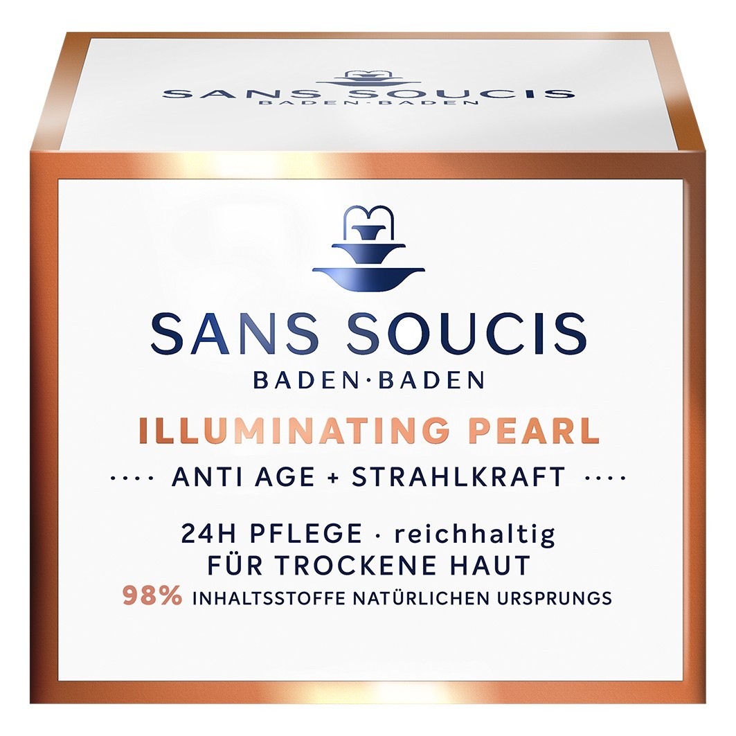 Крем для лица Sans Soucis — Illuminating pearl illuminating pearl 24h pflege reichhaltig , объем, 50 мл — фото 2
