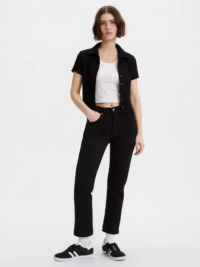

Джинсы Levi's 501 Cropped, цвет black sprout