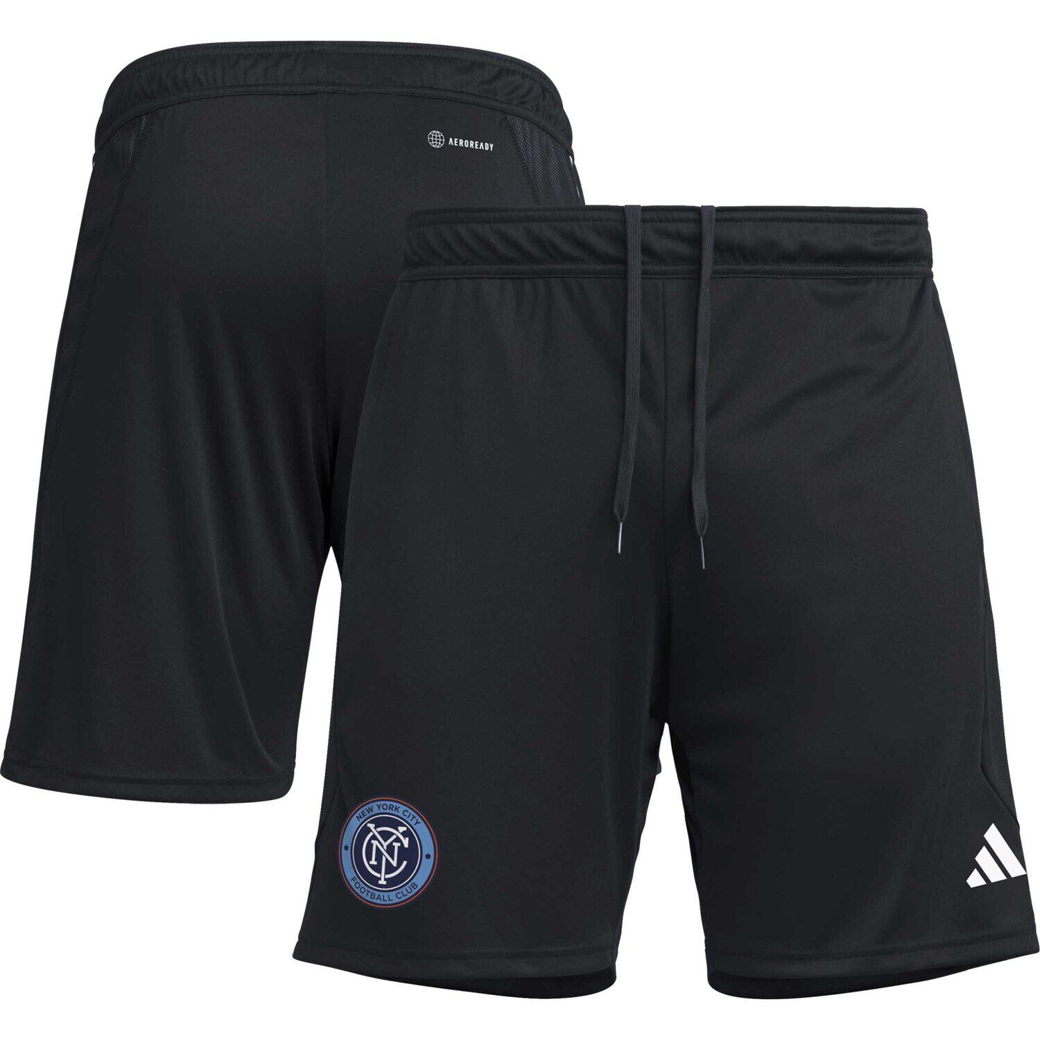 

Мужские черные тренировочные шорты New York City FC 2023 AEROREADY adidas