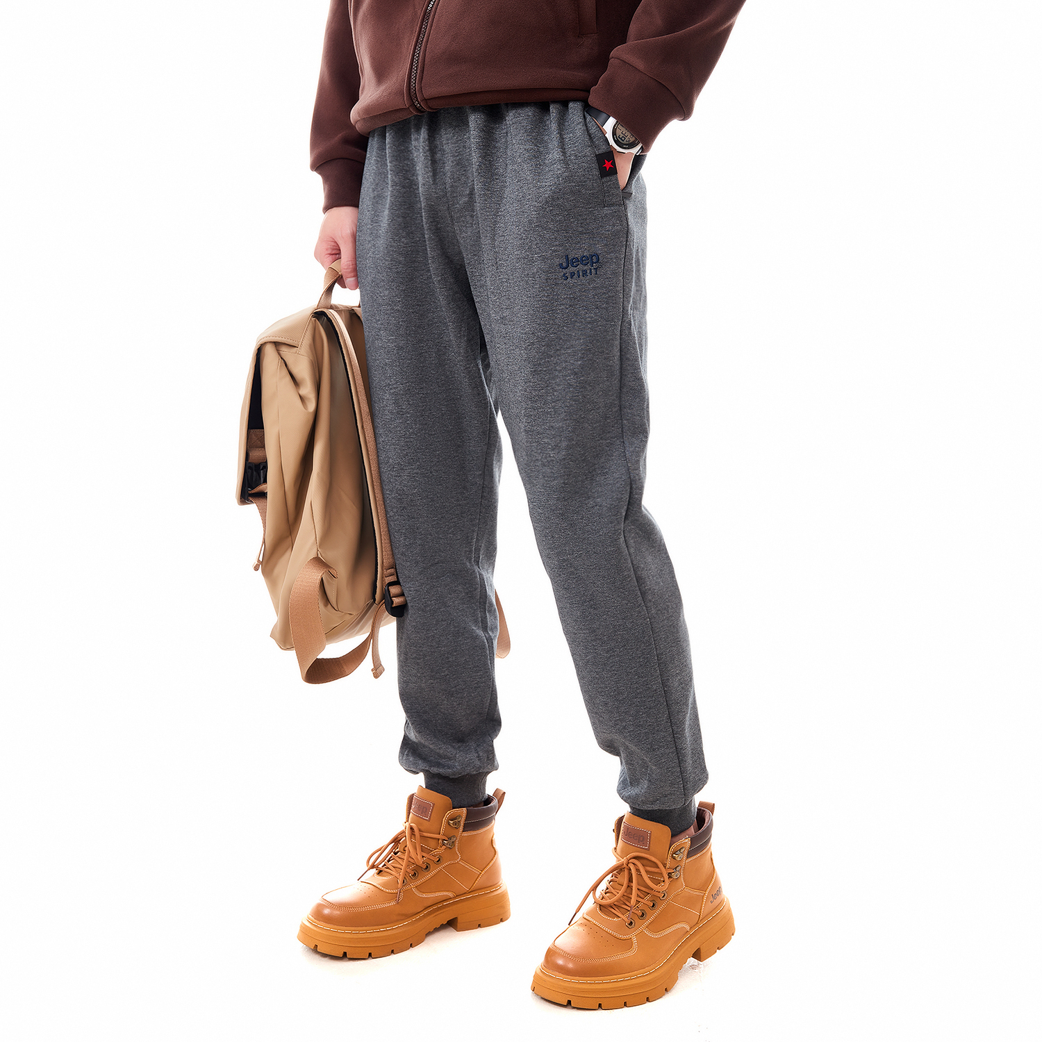 

Трикотажные спортивные штаны мужские JEEP SPIRIT, серый