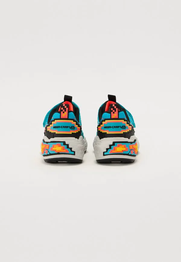Кроссовки mega craft 4k Skechers, Turquoise/Black/Neon Coral — фото 3