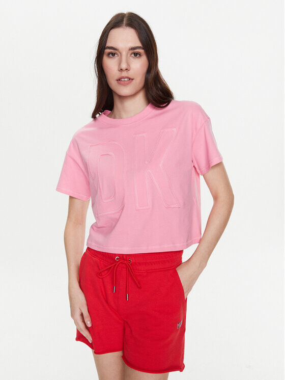 

Футболка классического кроя Dkny Sport, розовый