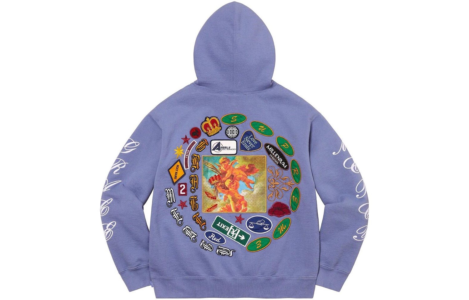 SS23 Week11 Толстовка унисекс Supreme, белый — фото 3