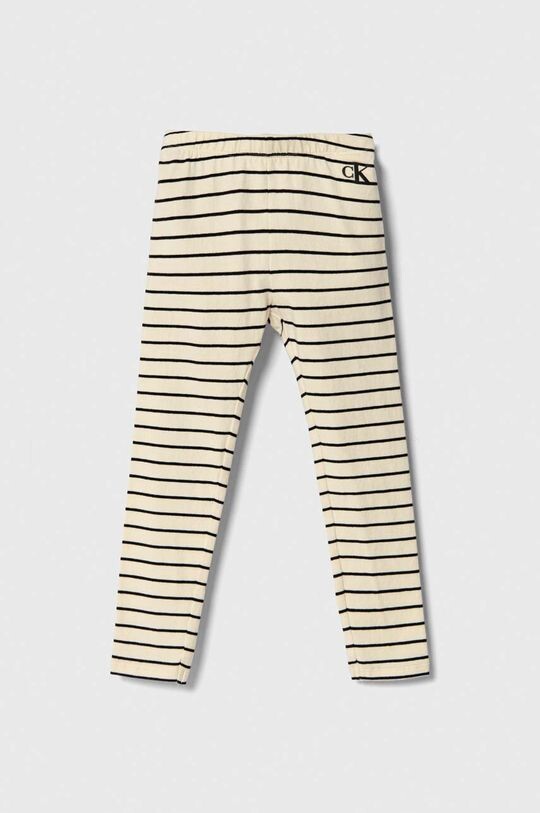 

Детские леггинсы Calvin Klein Jeans, бежевый