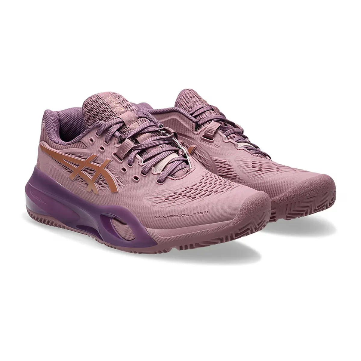 Женские кроссовки для паделя Asics GEL-RESOLUTION X PADEL, фиолетовый — фото 2