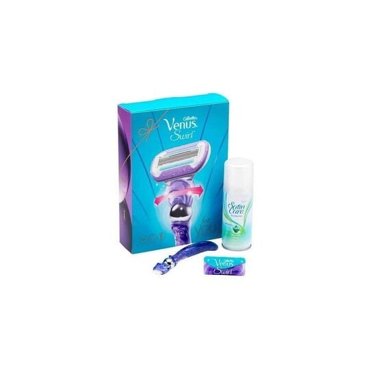 

Набор косметики, гель для бритья, 75 мл + бритва Venus с одним лезвием Gillette, Venus Swirl