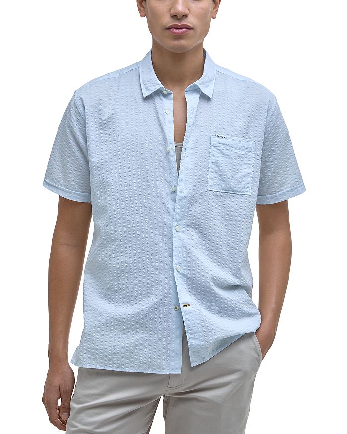 

Treelane Летняя Рубашка Fit Barbour, синий