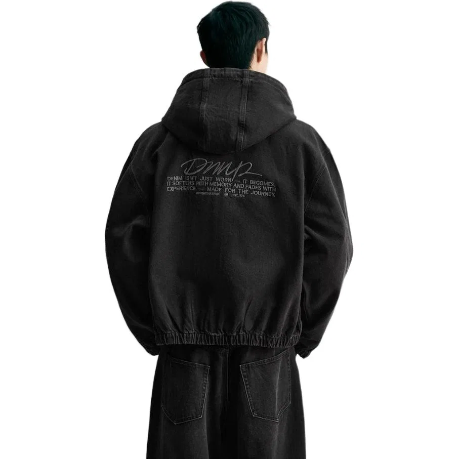 Мужская джинсовая куртка Carbon Moderate ZARA, Carbon — фото 4