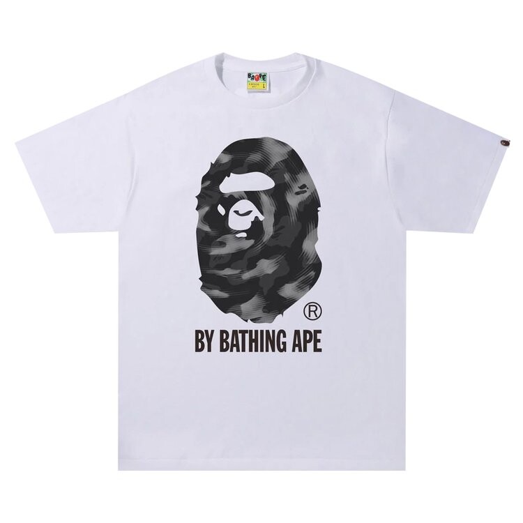 

Футболка BAPE Stroke Camo By Bathing Ape T-Shirt White/Black, белый