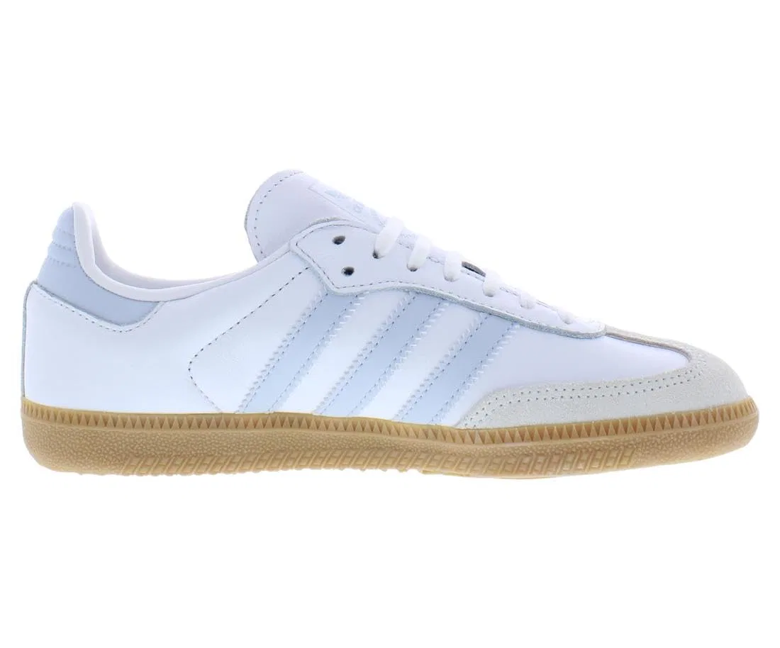 Детские спортивные кроссовки для мальчиков Samba Og J Adidas, White Halo Blue Gum 3 White Footwear — фото 3
