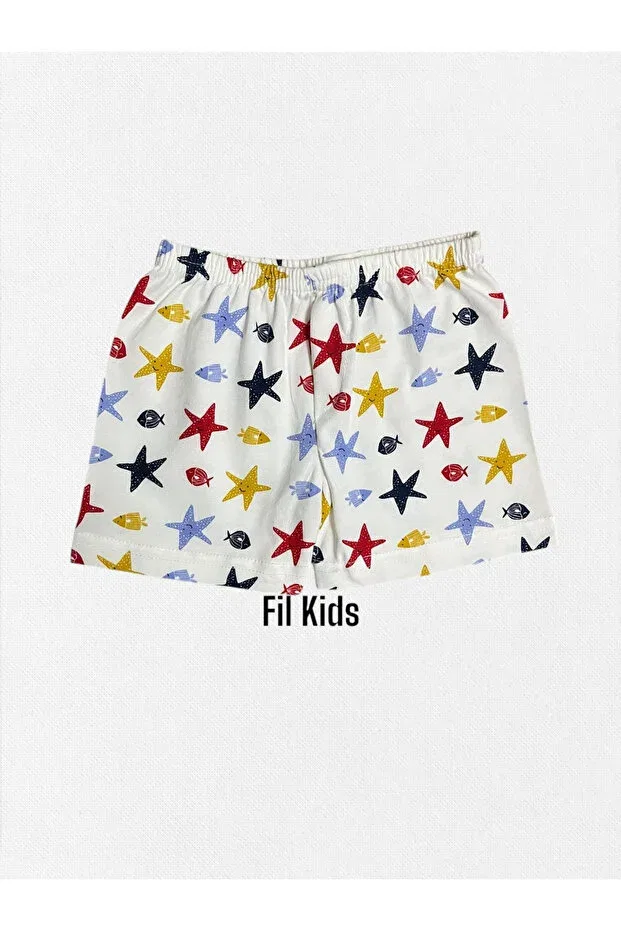 Детский комплект боксеров для мальчиков с принтом Boxer Shorts Elmas Kids, White — фото 3