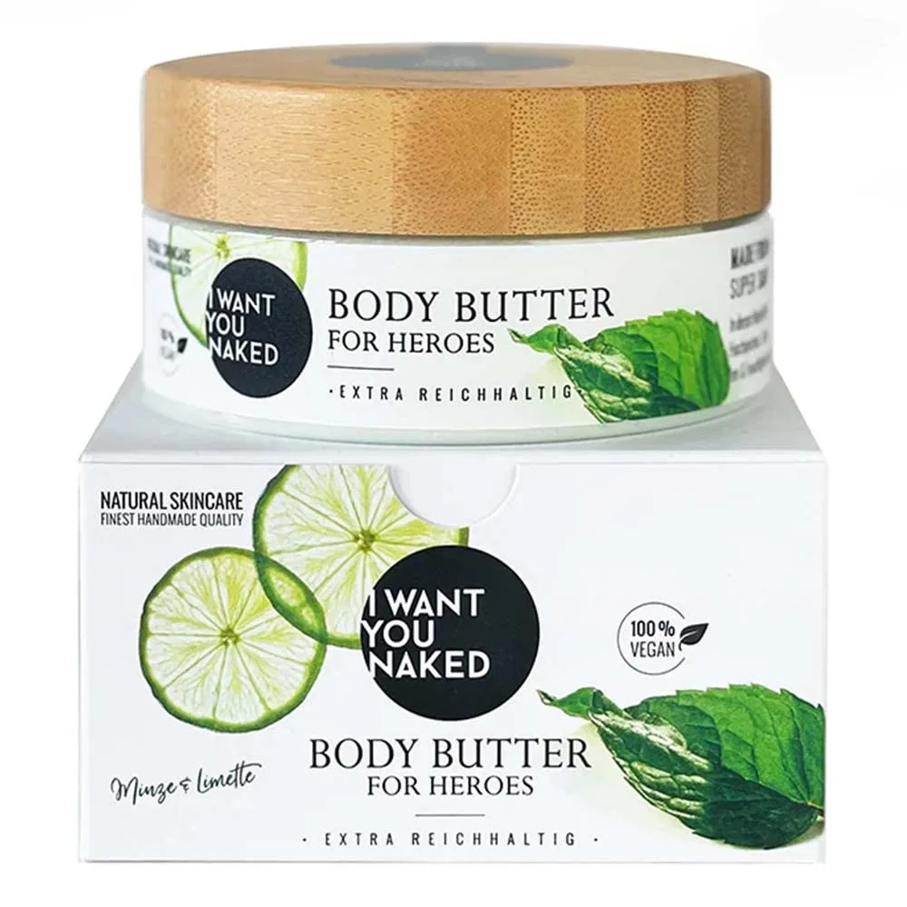 Боди-баттер Mint & Lime I WANT YOU NAKED, 5 шт., 200 мл
