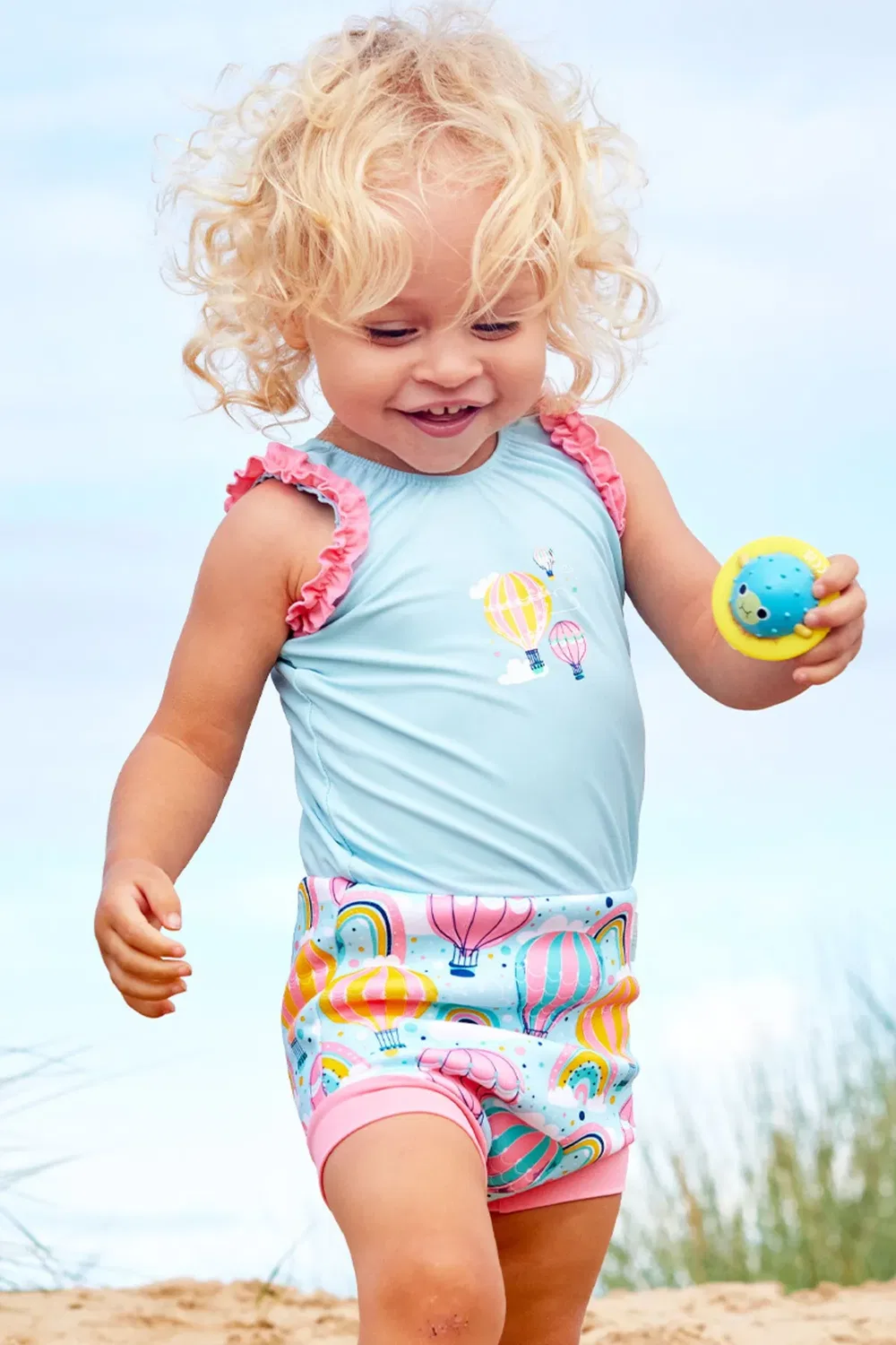 Купальный костюм с подгузником для плавания модели Up & Away, Splash About, Multi — фото 3