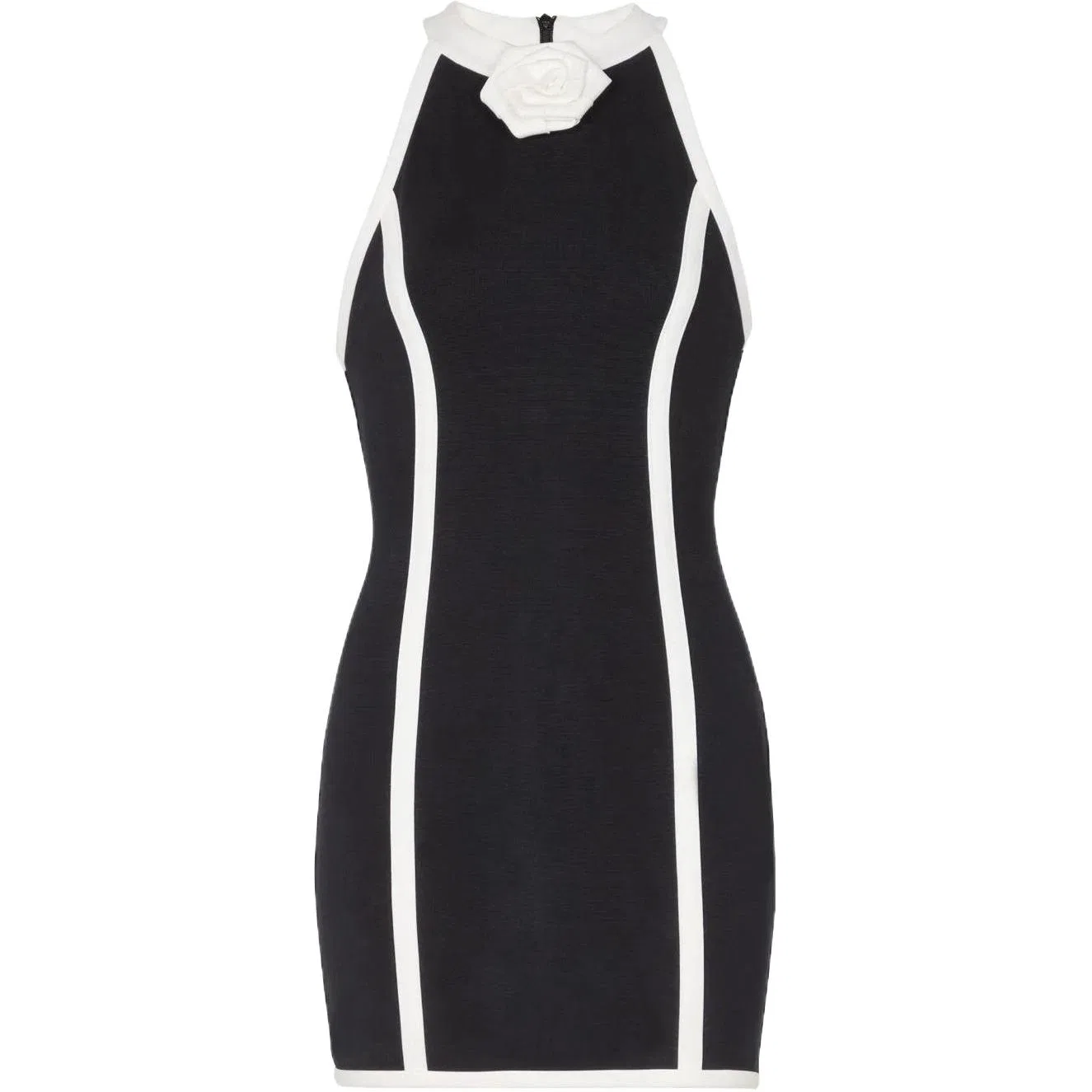 Женское платье без рукавов SS24 Sleeveless Dress BALMAIN, Black
