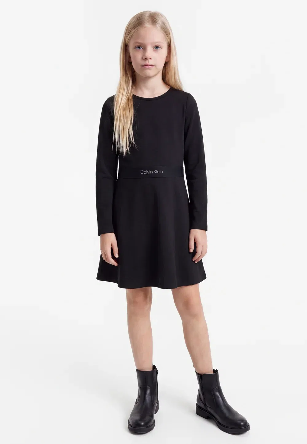 Детское платье Punto Milano - трикотажное платье Calvin Klein Jeans, Black