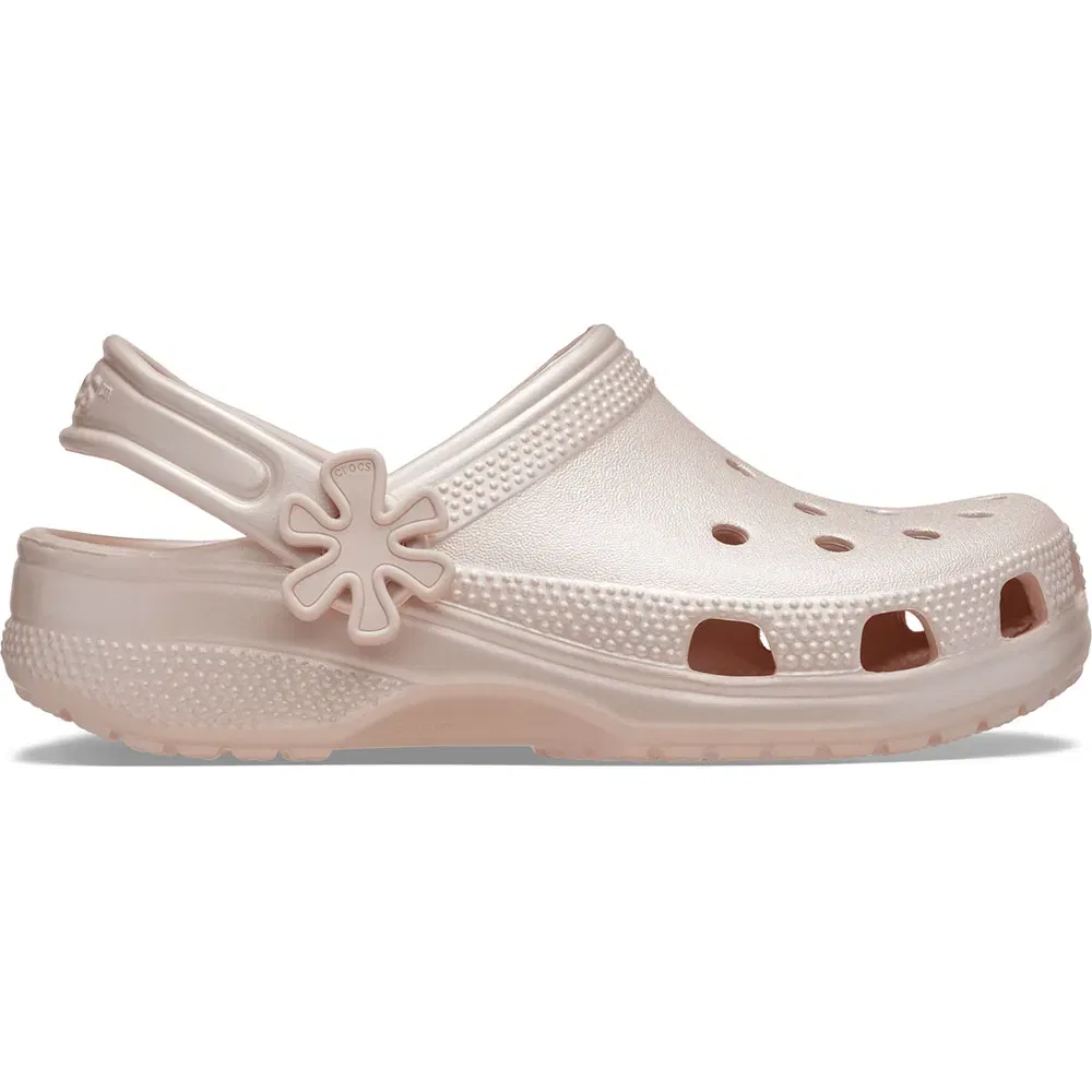 Сабо Pearl Shine Crocs, бежевый