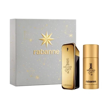 Набор парфюмерный Paco Rabanne 1 Million Men, 100ml + 150ml
