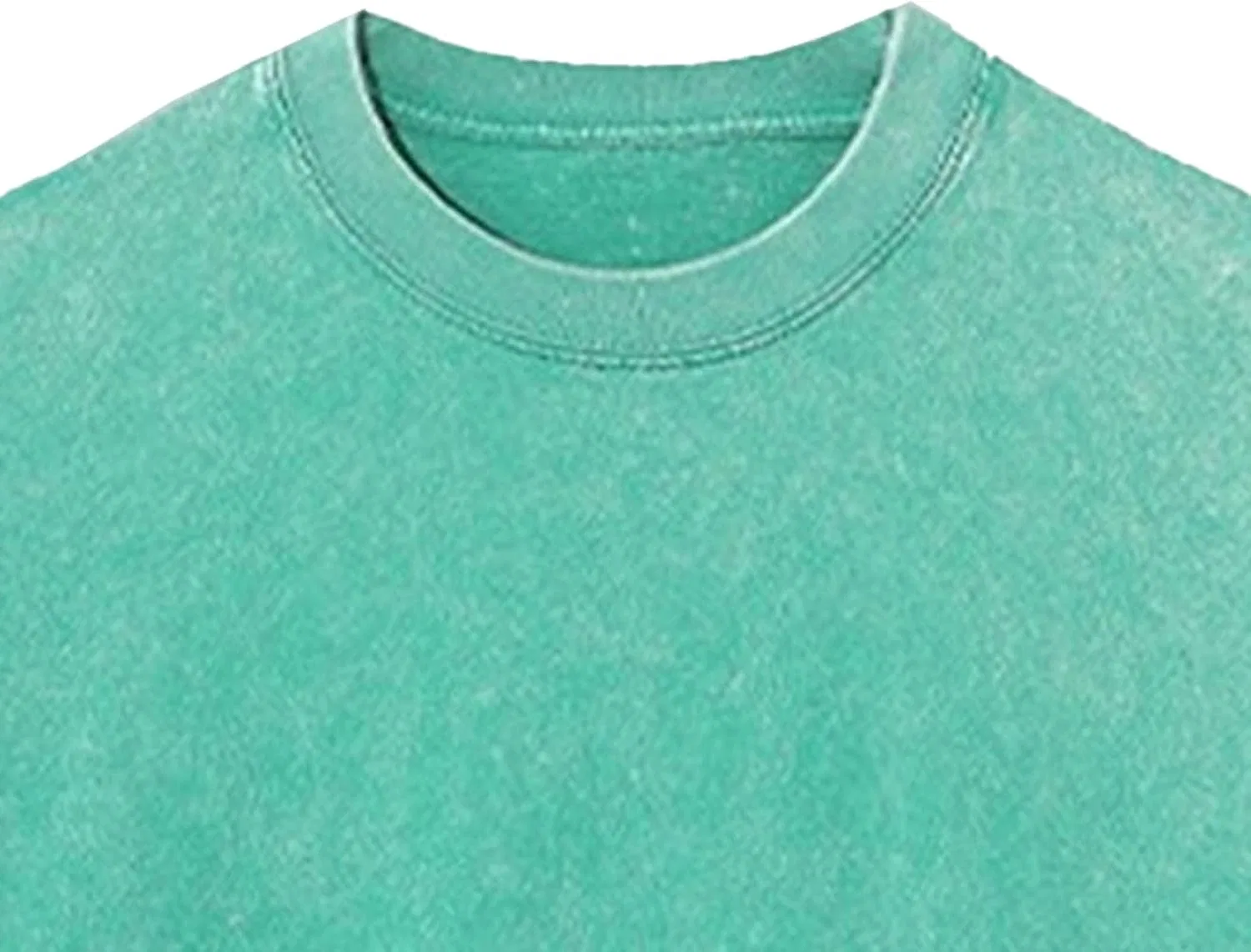 Мужская футболка оверсайз из тяжелого хлопка Vintage Tee, Green — фото 2