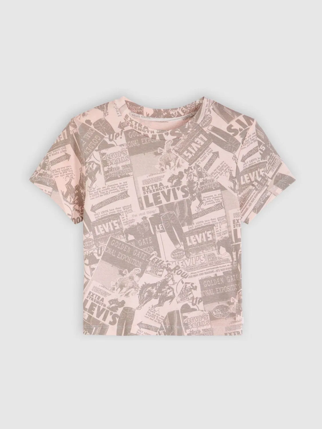 Футболка с принтом Levi's Cowboy Pink Levi's, розовый — фото 3