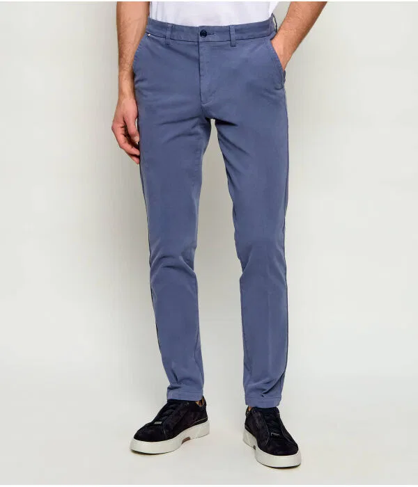Мужские чиносы Slim Fit H-Kaiton1 BOSS, синий — фото 3