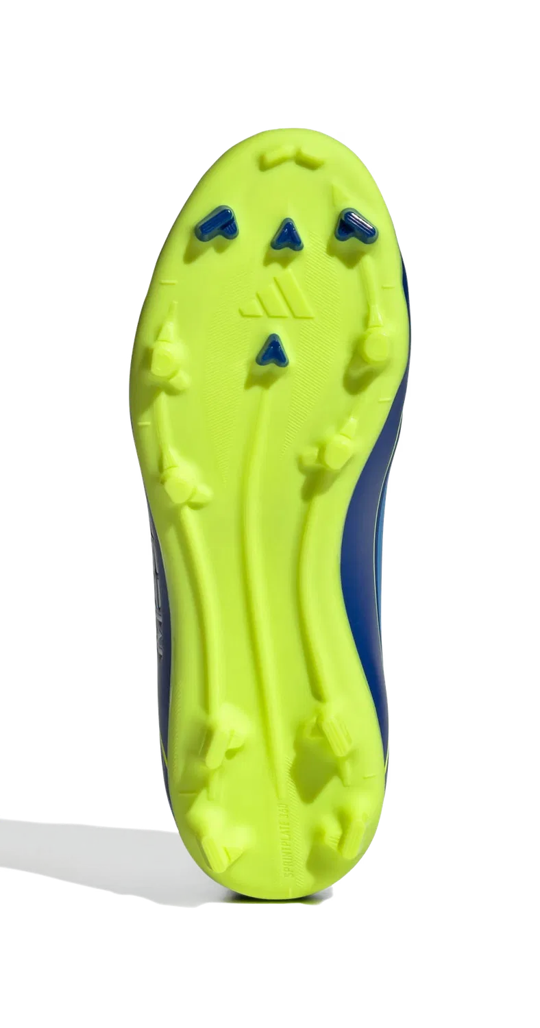 Детские футбольные бутсы с шнуровкой F50 Messi League Kids Adidas, синий — фото 4