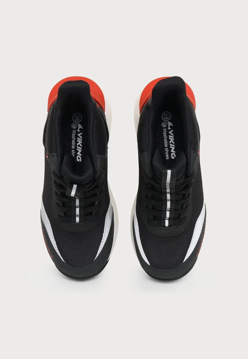 Кроссовки Quickgo средней высоты Viking, Black/Red — фото 4