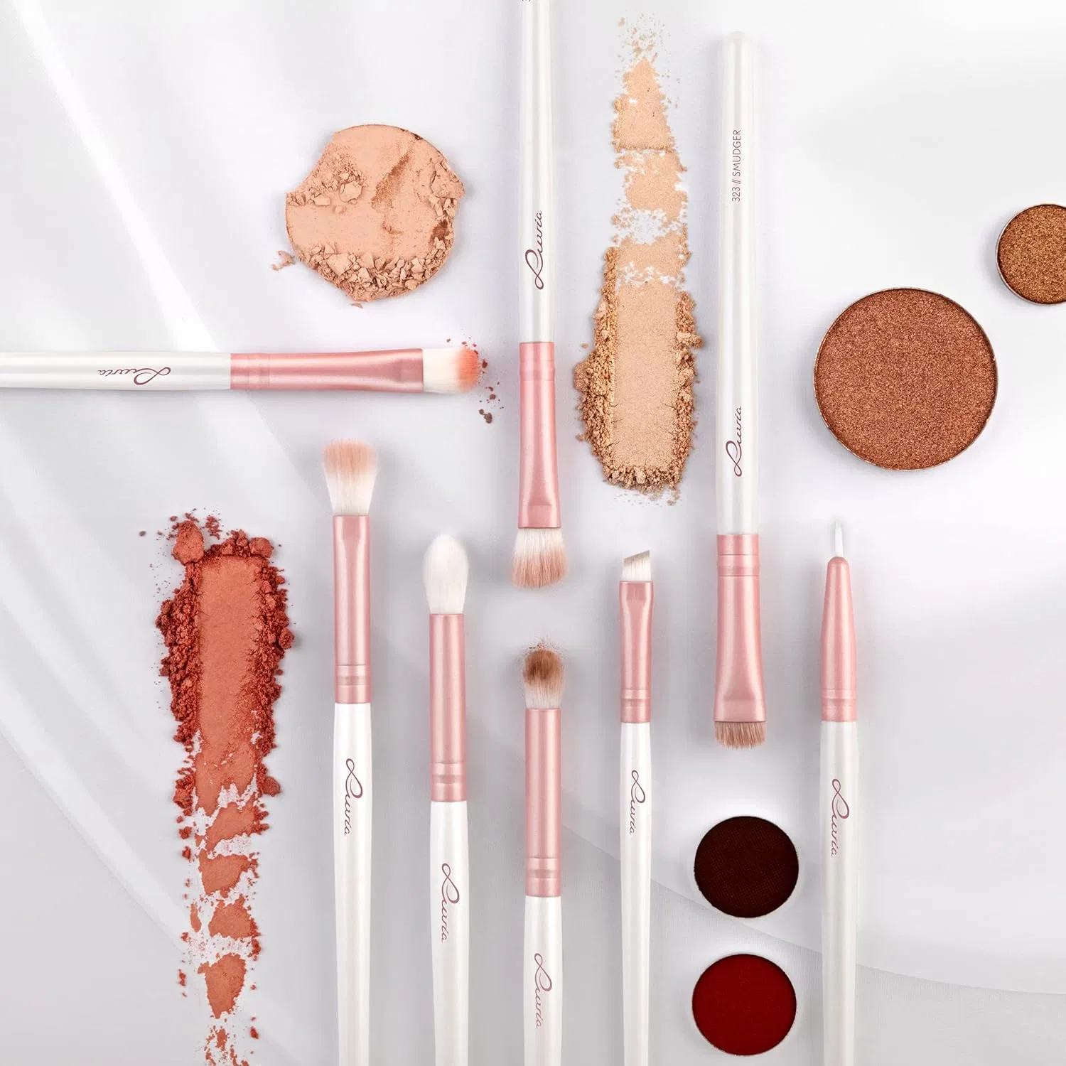 Набор кистей для глаз, 8 шт, Luvia Cosmetics — фото 3