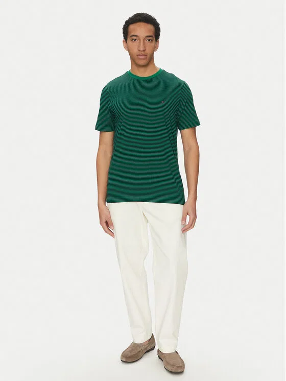Футболка regular fit Ess Seasonal Tommy Hilfiger, зеленый — фото 2