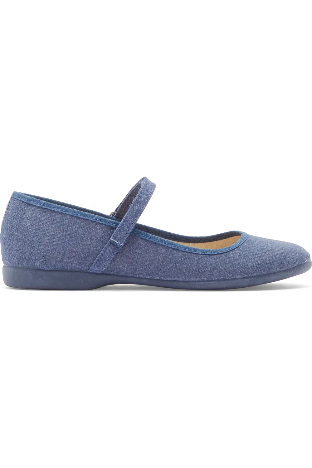 Мэри Джейн детские с застежкой-липучкой Alma CHILDRENCHIC, Denim Blue — фото 3
