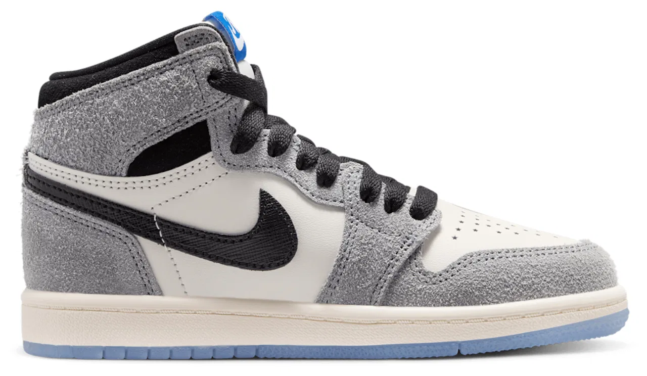 Кроссовки для мальчиков Retro 1 High OG Jordan, цвет Black/Cool Grey/Sail