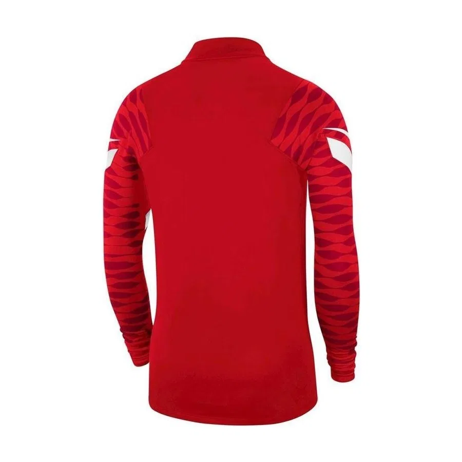 Мужская тренировочная куртка с капюшоном Nike Dri-FIT Strike21 Drill Top, Красный — фото 2