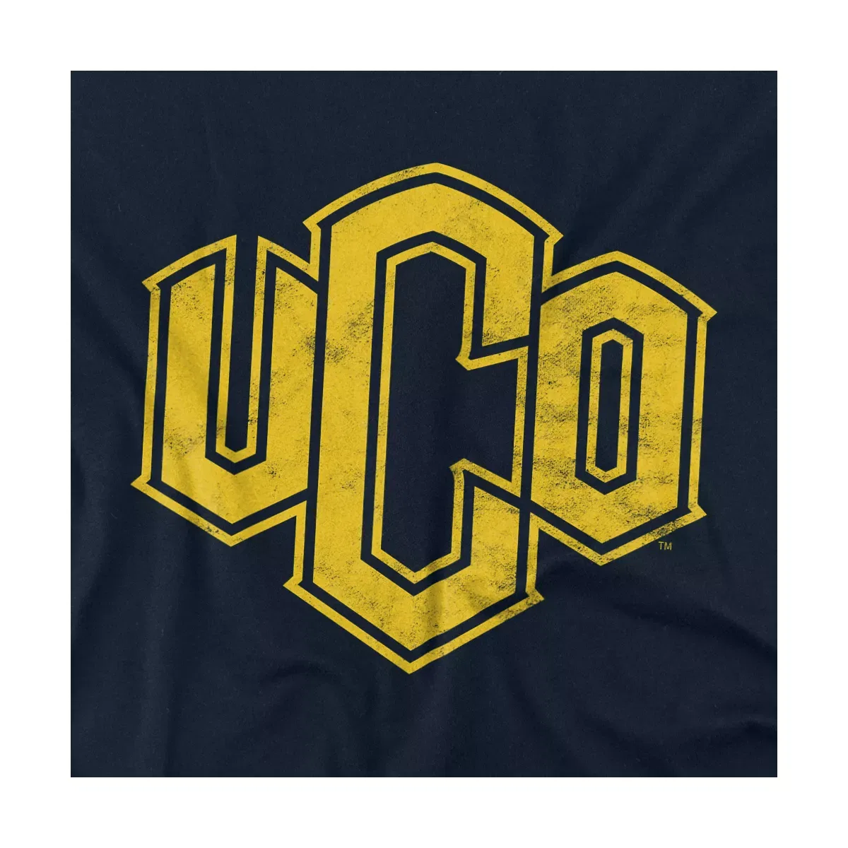 Детская футболка с принтом University Of Central Oklahoma Distressed NCAA, Navy — фото 2