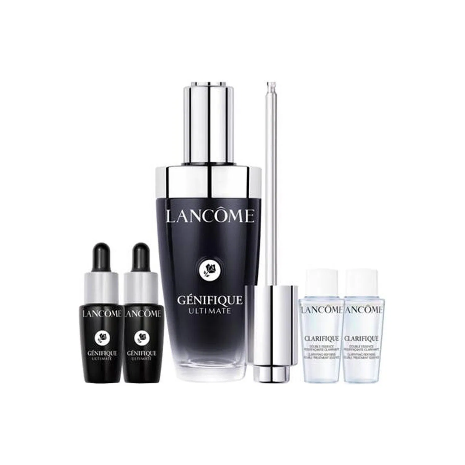Сыворотка для лица с эффектом восстановления, набор 50мл+7мл*2+10мл*2, LANCOME, Black
