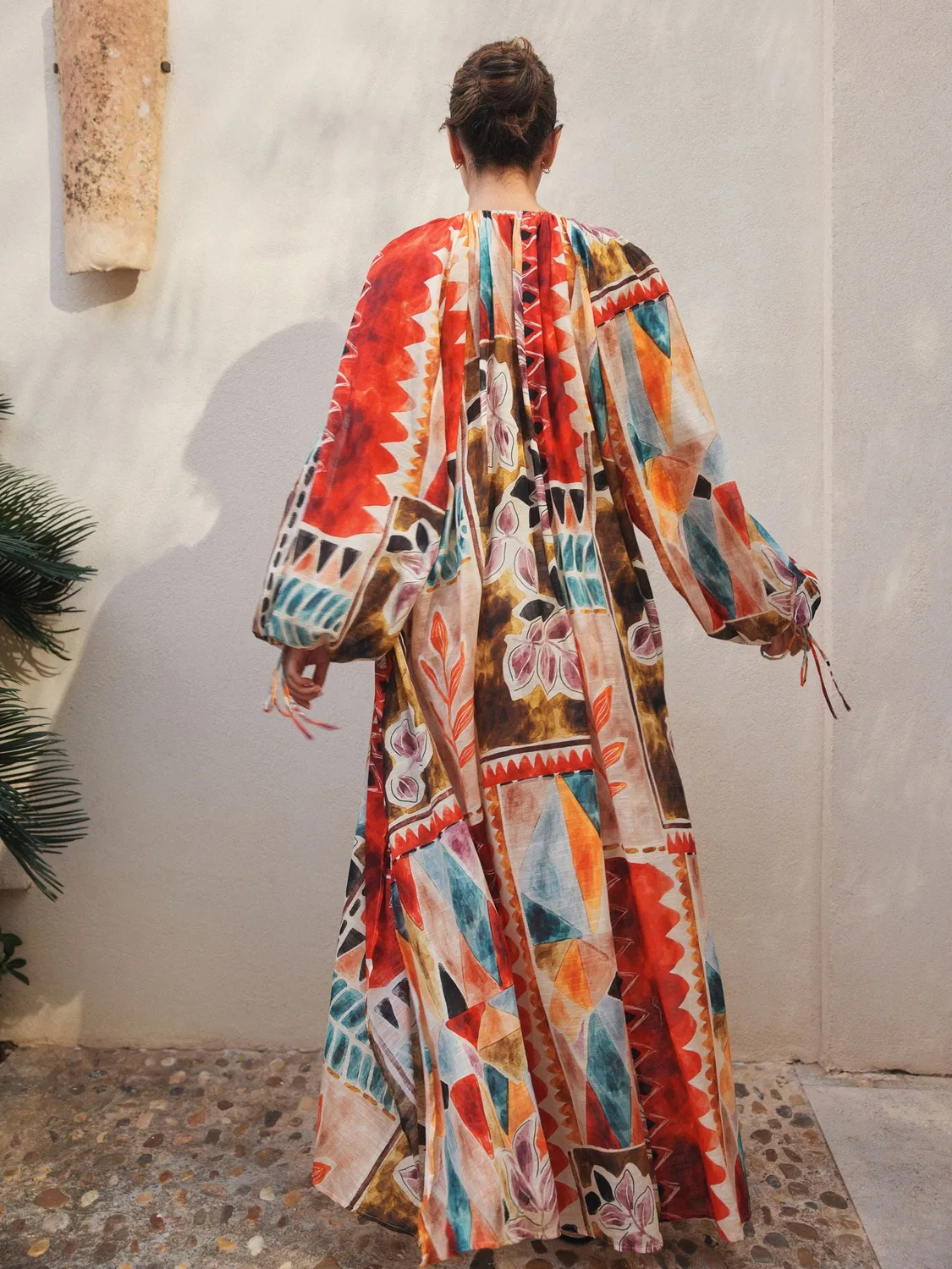 Кафтан макси Marrrakesh Scene Print Next, Marrrakesh Scene Print — фото 2