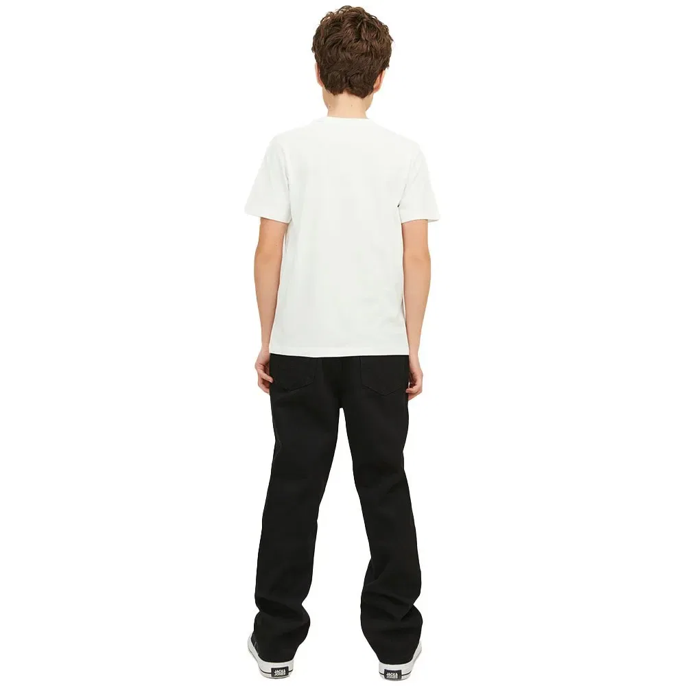 Детская футболка с принтом Logo Short Sleeve Jack & jones, White — фото 2