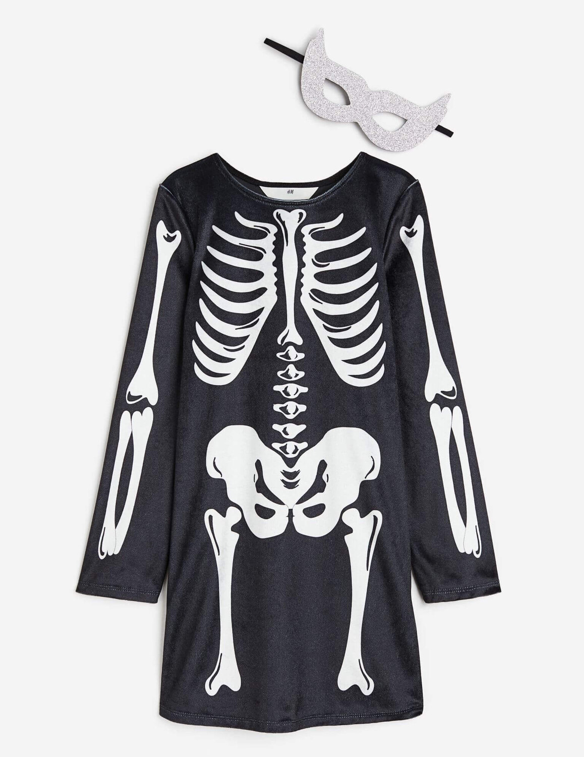 

Карнавальный костюм H&M Skeleton Two-piece, черный/белый