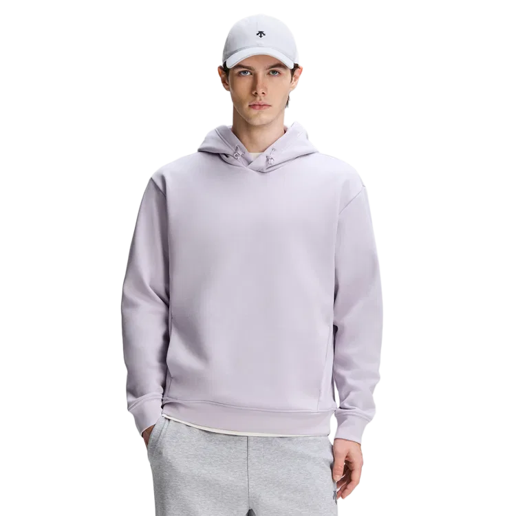 Детский худи с капюшоном несъемным среднего объема Light Violet DESCENTE, Light Violet