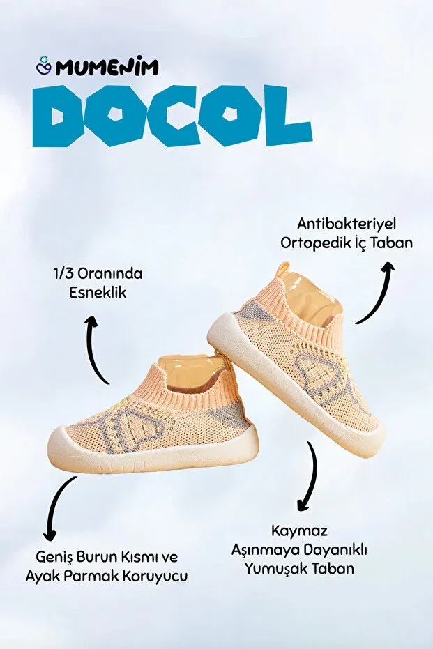 Детские туфли для девочек с ортопедической подошвой Basics Mumenim, Pink — фото 2