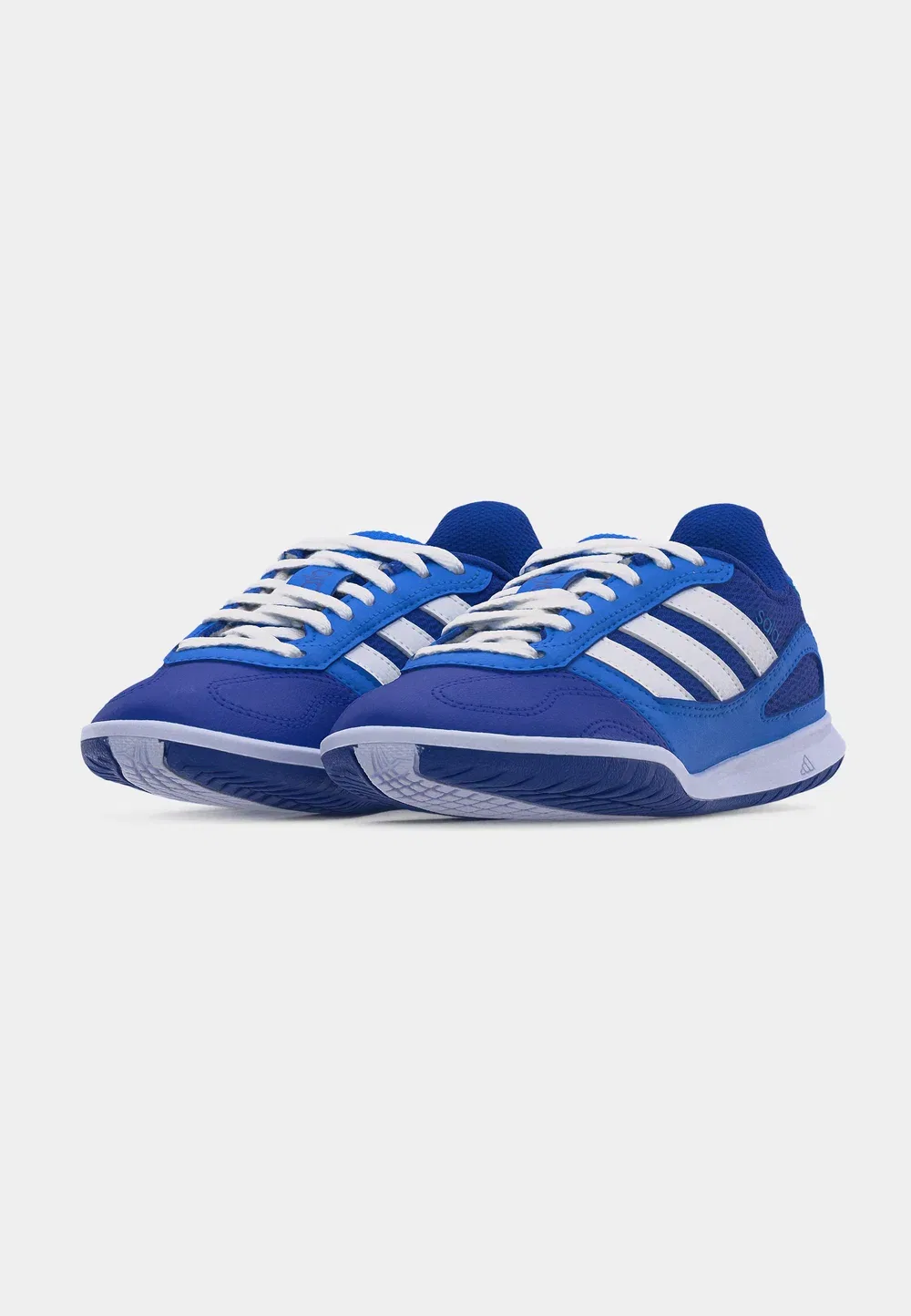 Детские футбольные бутсы Super Sala Competition III для игры в помещении (унисекс) Adidas Performance, Lucid Ray Blue/Footwear White/Team Royal Blue — фото 3