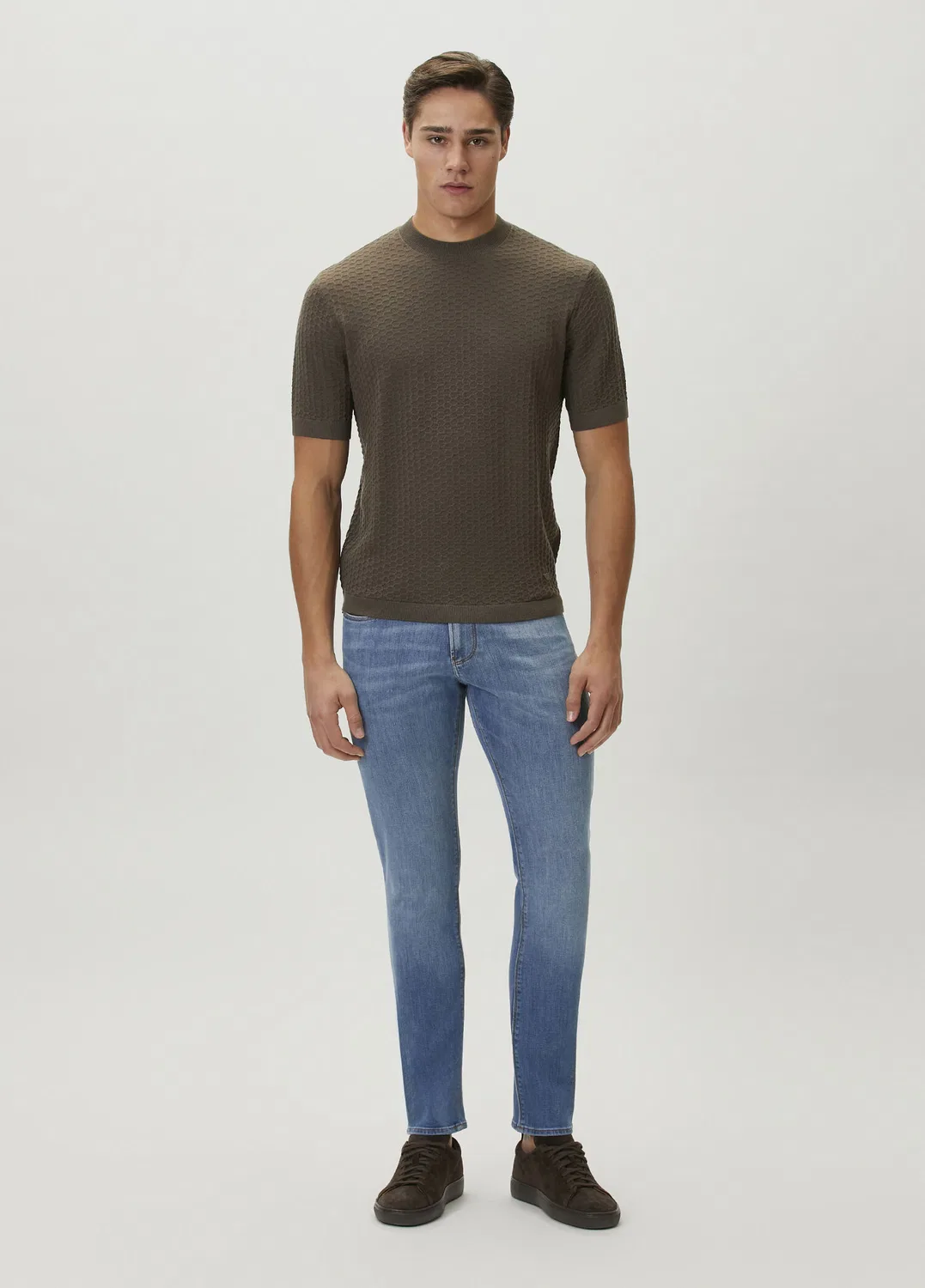 Джинсы Emporio Armani Slim Fit, light blue