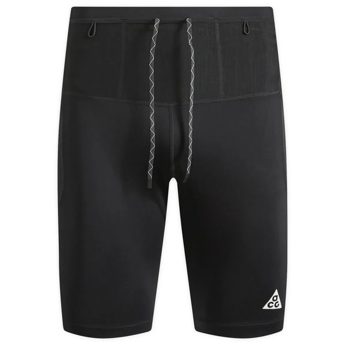 Шорты для бега с эластичными петлями Acg Lavaloop Half Tight Nike, Black & Summit White