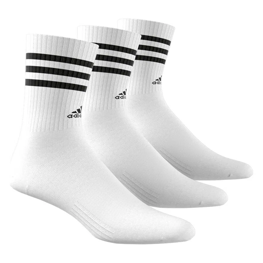 Носки спортивные с длинным голенищем 3 пары adidas, Белый — фото 4