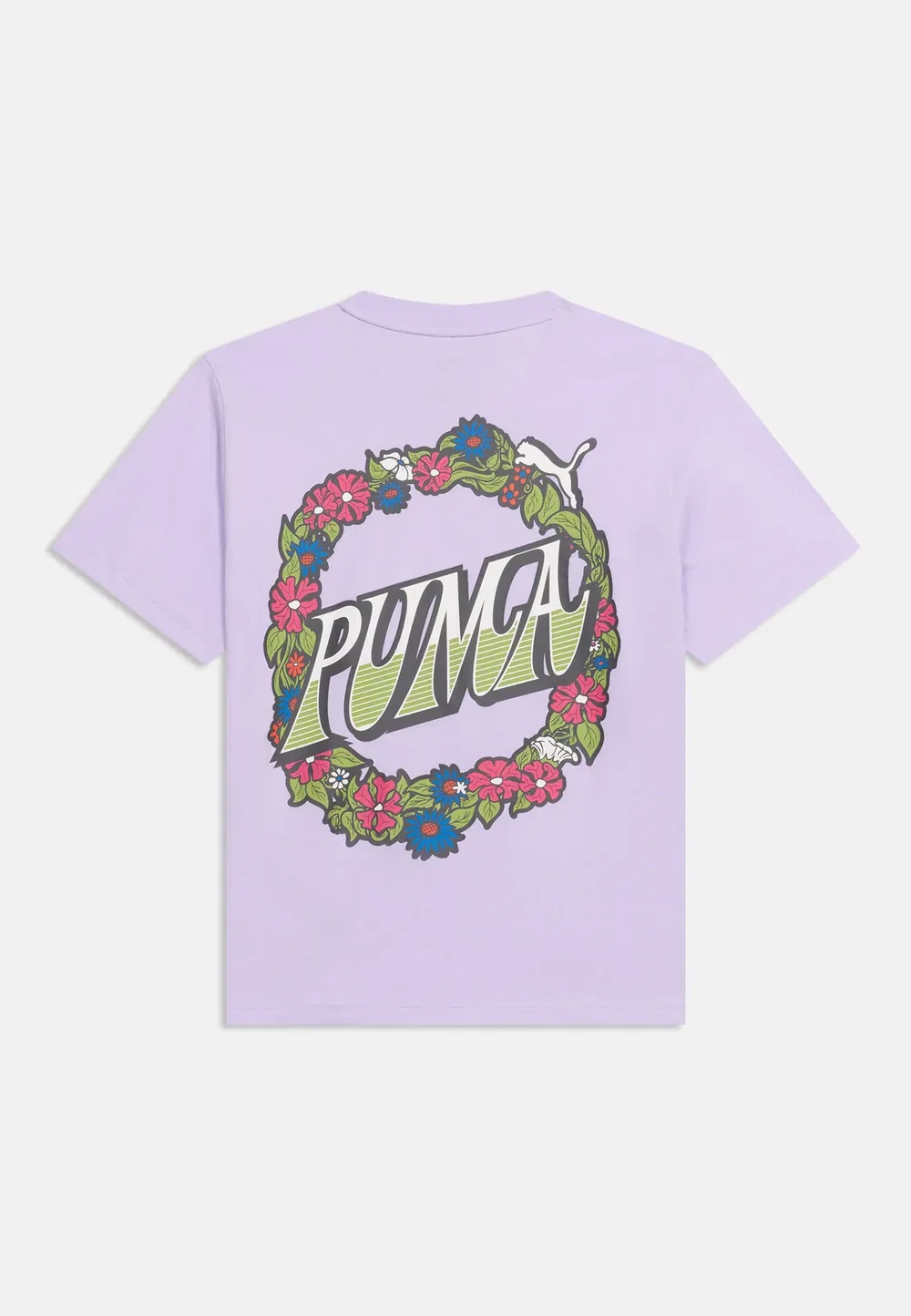 Унисекс футболка свободного кроя с принтом Puma, Light Lavender — фото 2