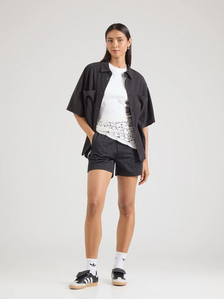 Шорты ADIDAS ORIGINALS свободного кроя 'FB' черного цвета — фото 4