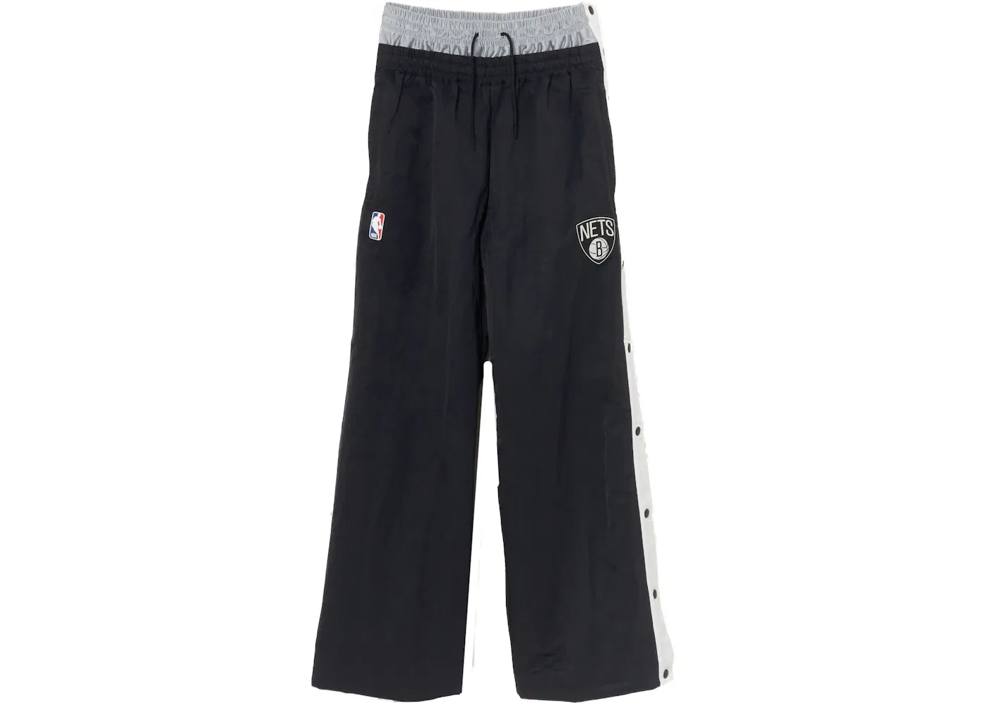 Женские спортивные штаны с принтом Nike x Ambush NBA Collection Nets Tearaway Pants, Black/White/Grey
