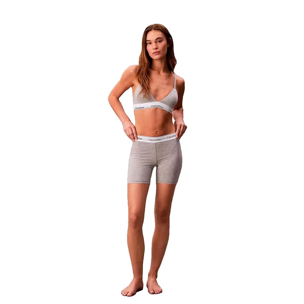 Трусы-боксеры Calvin Klein Boxer Briefs, серый меланж — фото 3