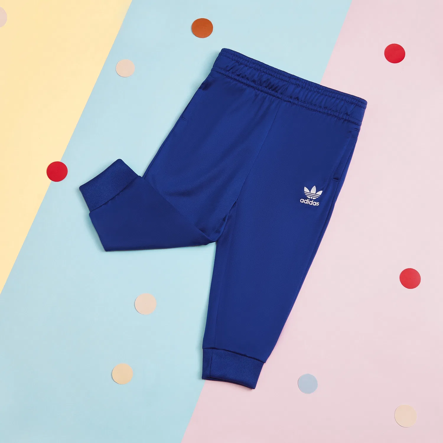 Детский комплект спортивной одежды с длинным рукавом Adidas Originals, Red/Blue — фото 4