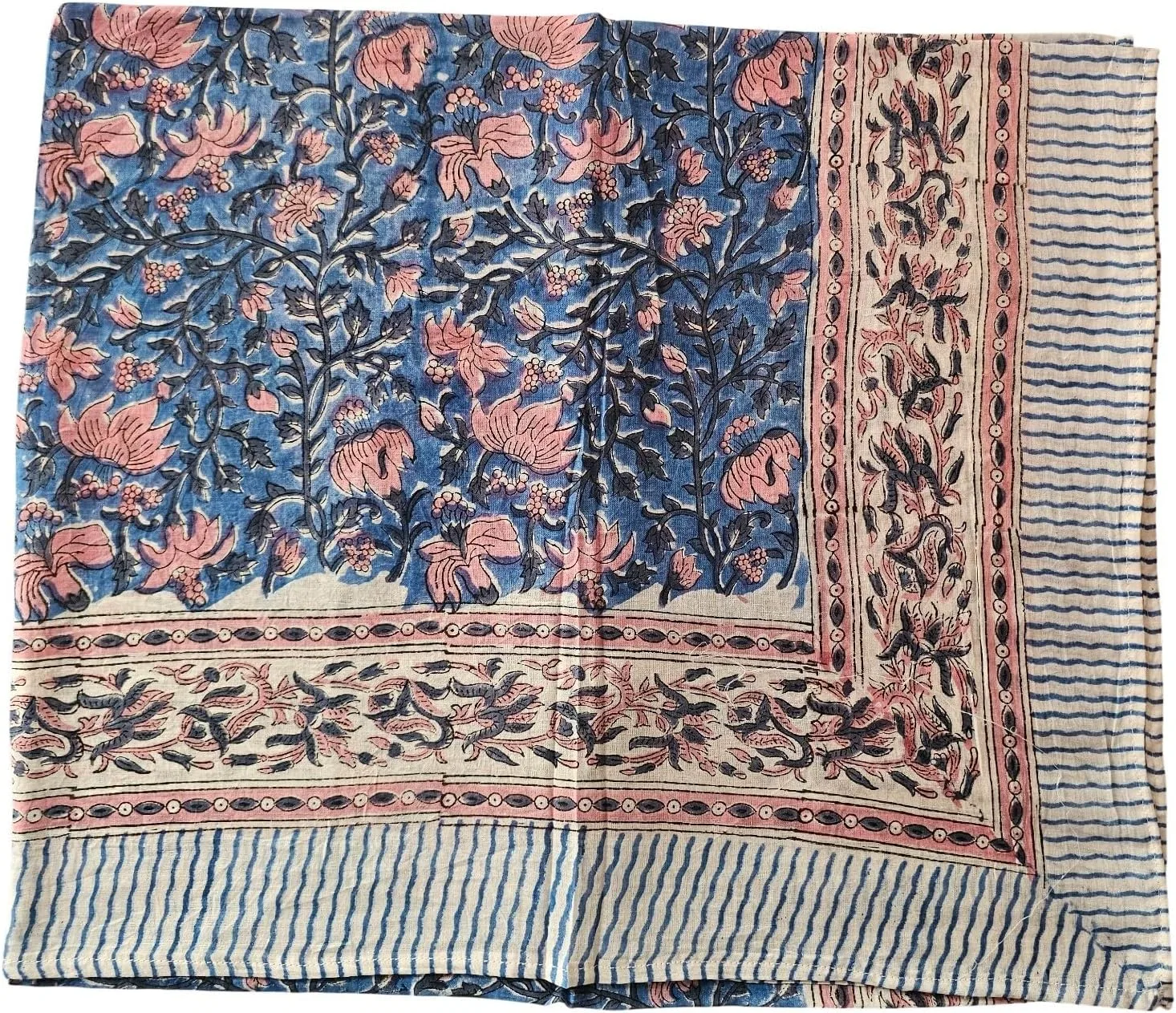 Женский парео с цветочным принтом Jaipuri Handblock, Multicolor — фото 2