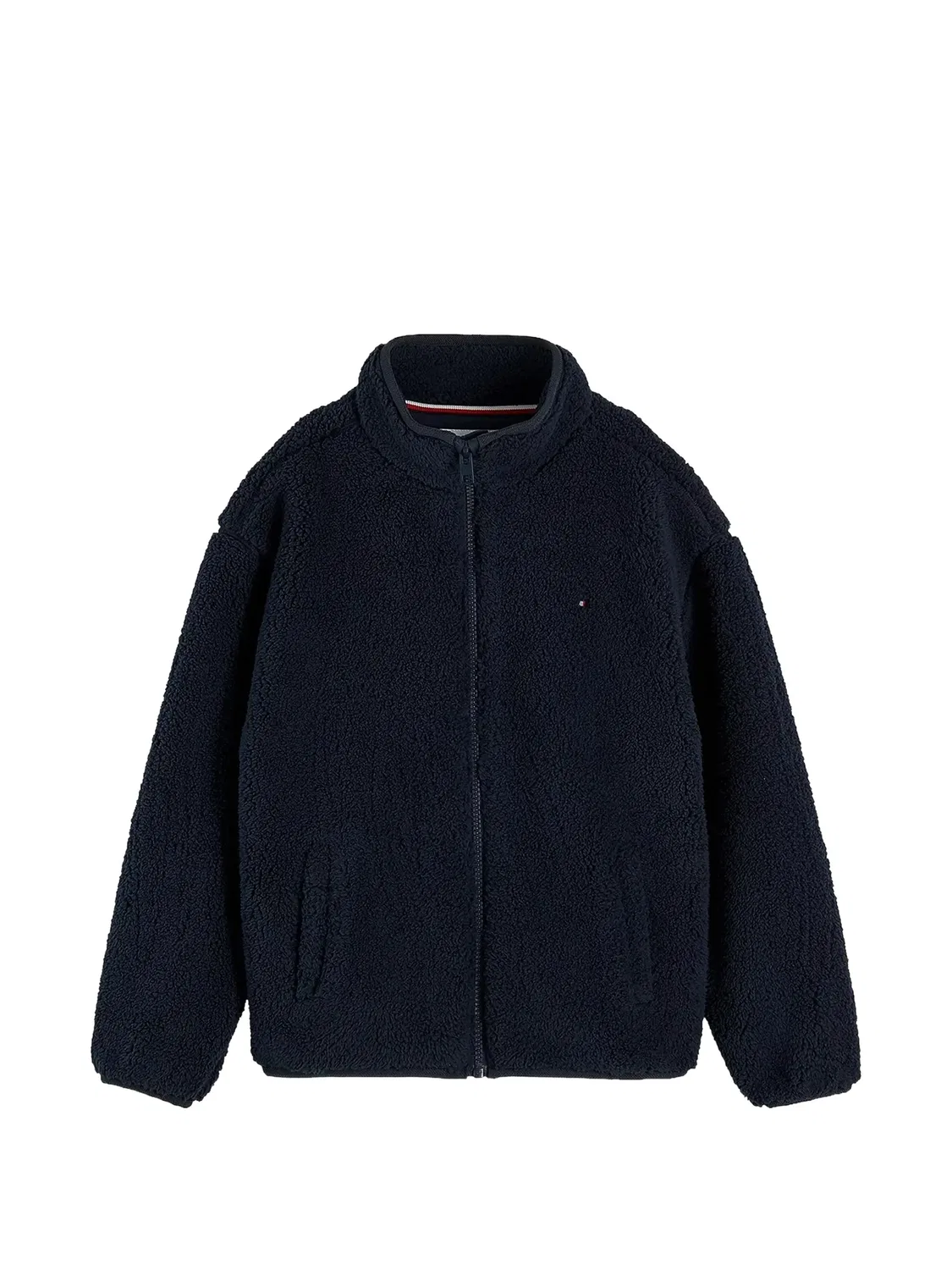Флисовый свитшот Heritage Flag синего цвета Tommy Hilfiger, синий
